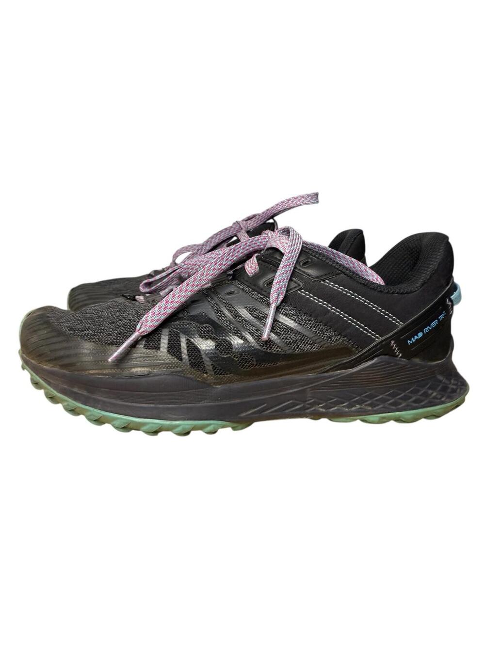 Saucony Mad River TR2 Trail Running Shoe Womens Size 10 Black Navy Blue Sneeker